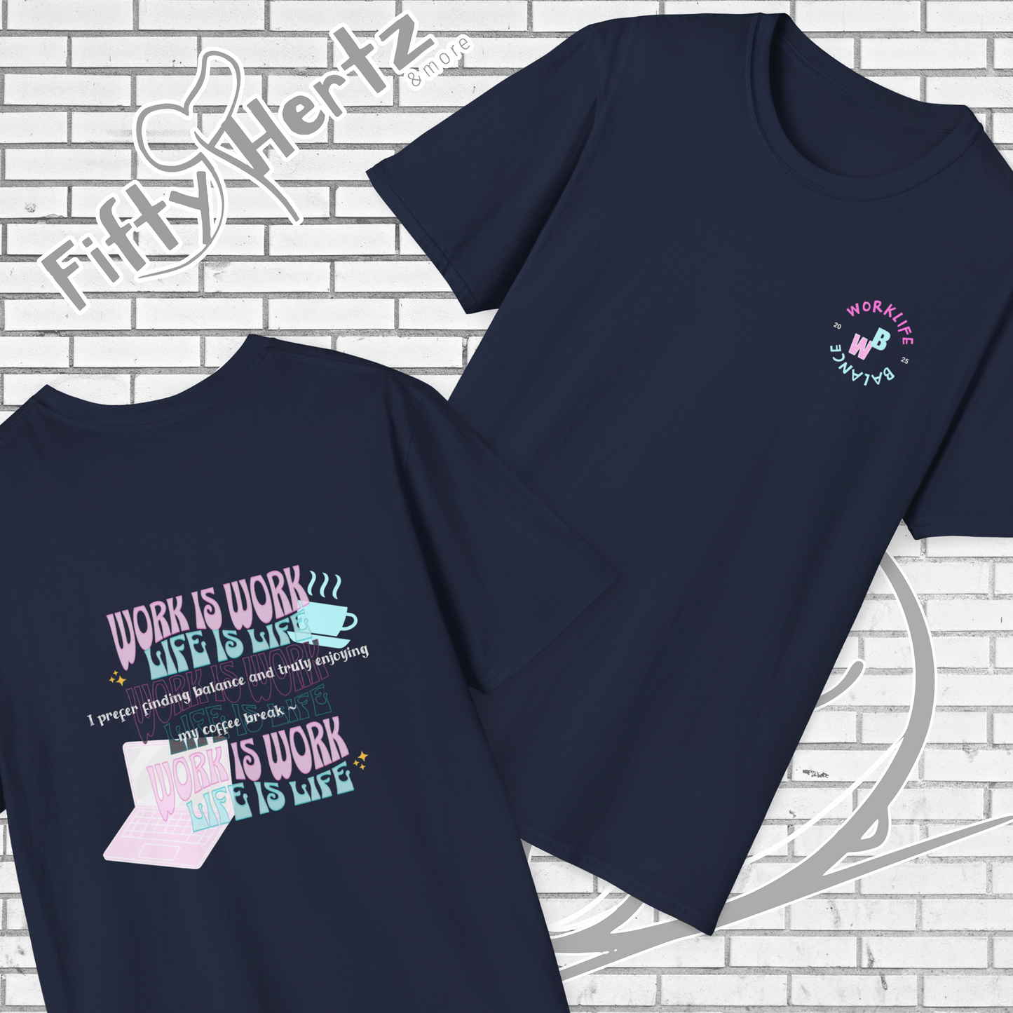 Work-life Balance (Dark) Unisex T-Shirt