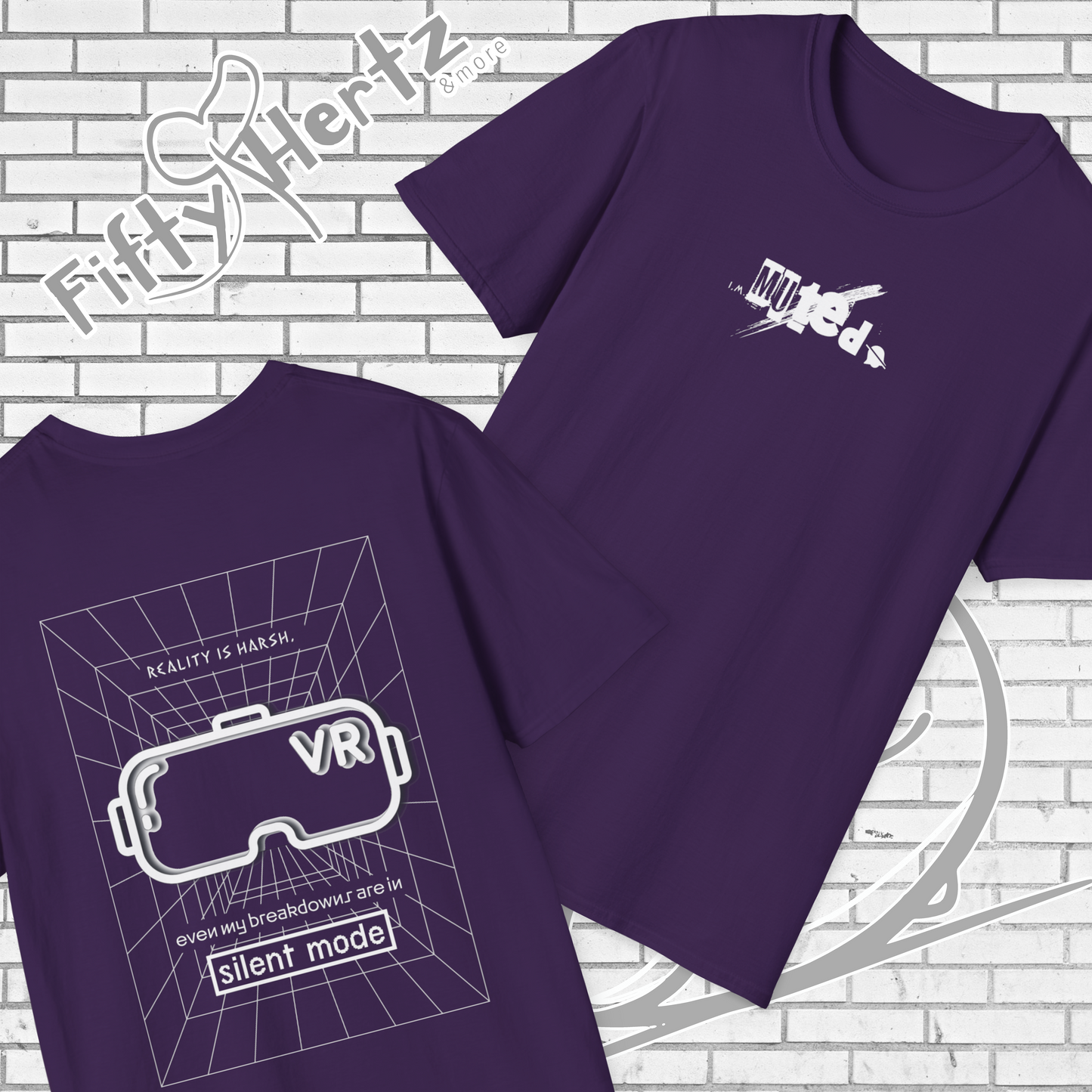 Virtual Reality (Dark) Unisex T-shirt