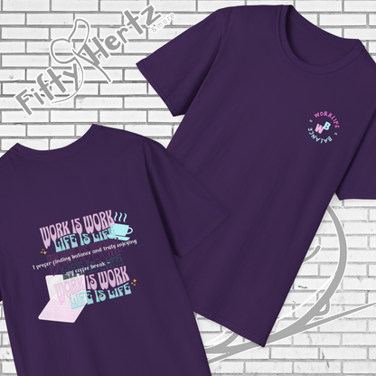 Work-life Balance (Dark) Unisex T-Shirt