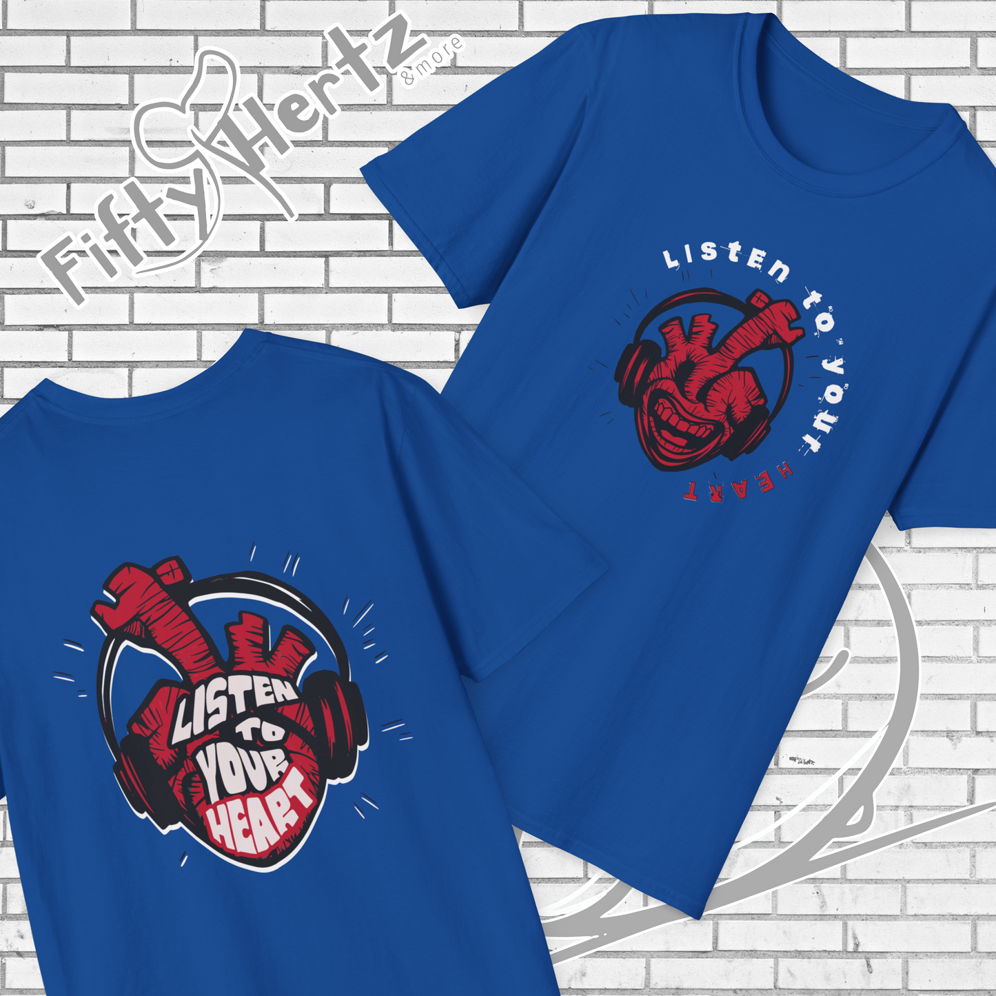 Listen to Heart (Dark) Unisex T-Shirt