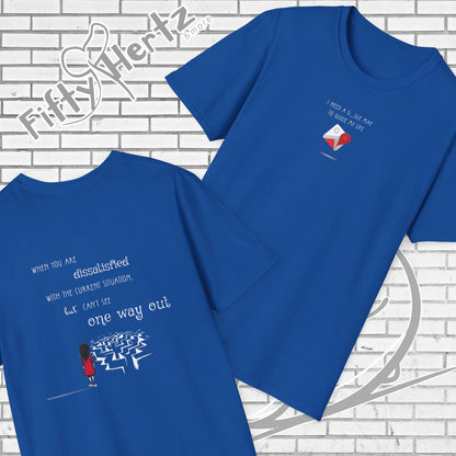 One way OUT (Dark) Unisex T-Shirt