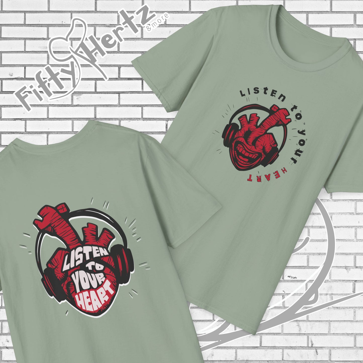 Listen to Heart (Light) Unisex T-Shirt