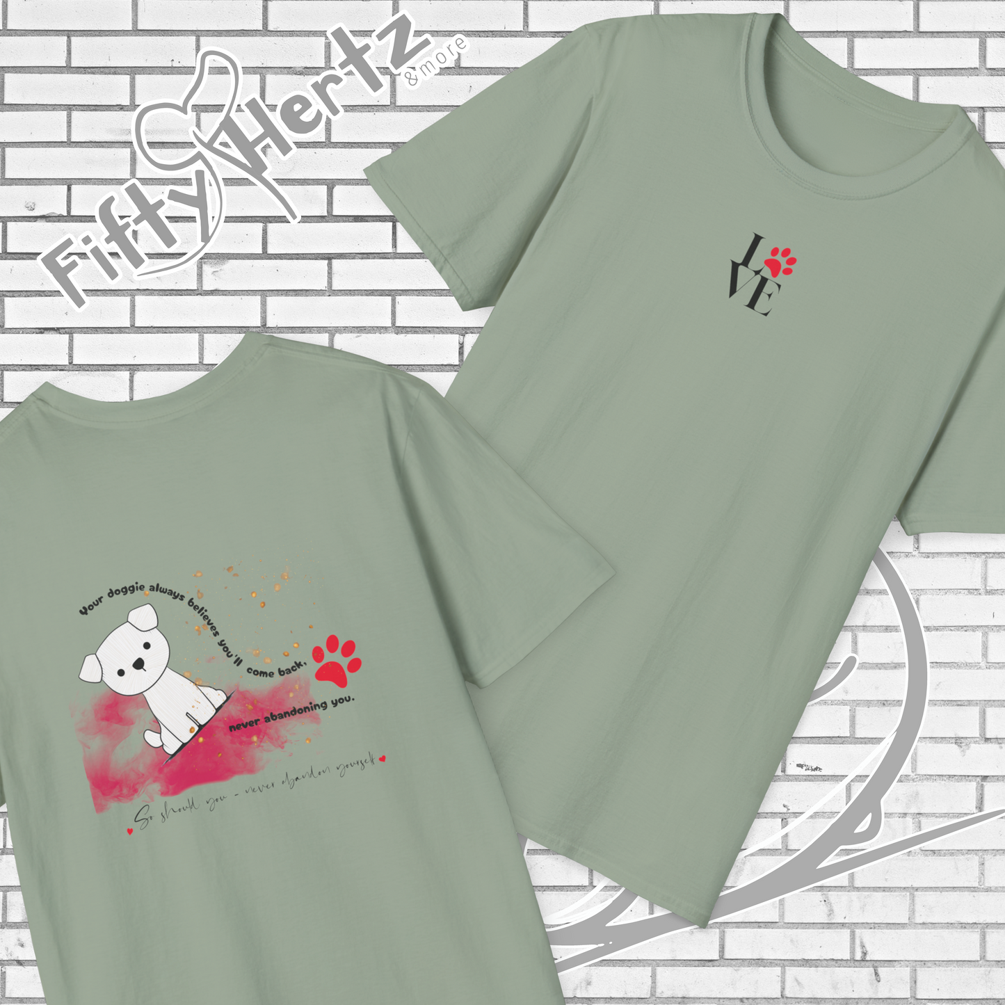 Puppy Love (Light) Unisex T-Shirt