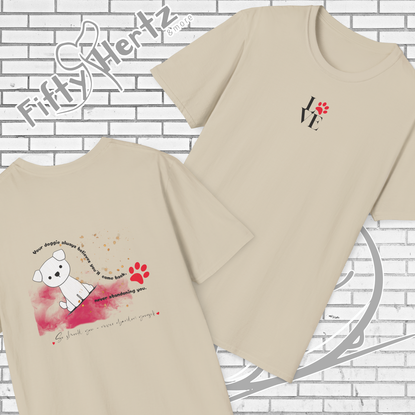 Puppy Love (Light) Unisex T-Shirt